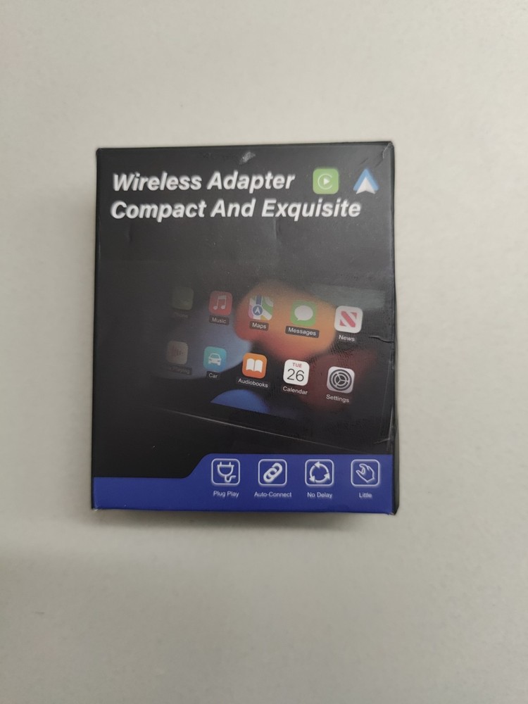 2026 Adapter for iPhone & Android Wired to Wireless CarPlay & Android Auto