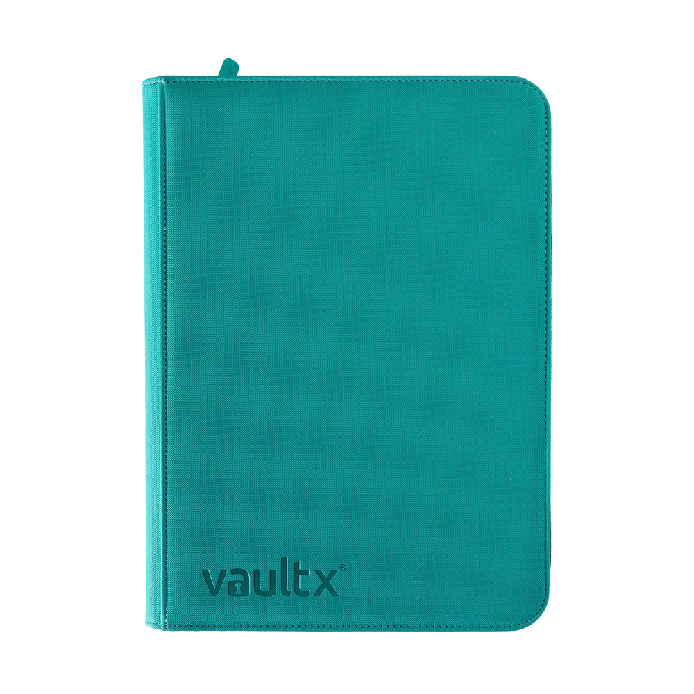 Vault X - 9-Pocket Exo-Tec® Zip Binder - Teal