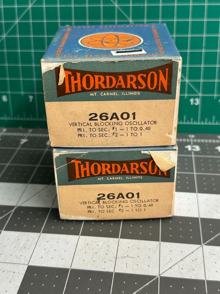 2-pack VINTAGE Thordarson 26A01 VERTICAL BLOCKING OSCILLATOR