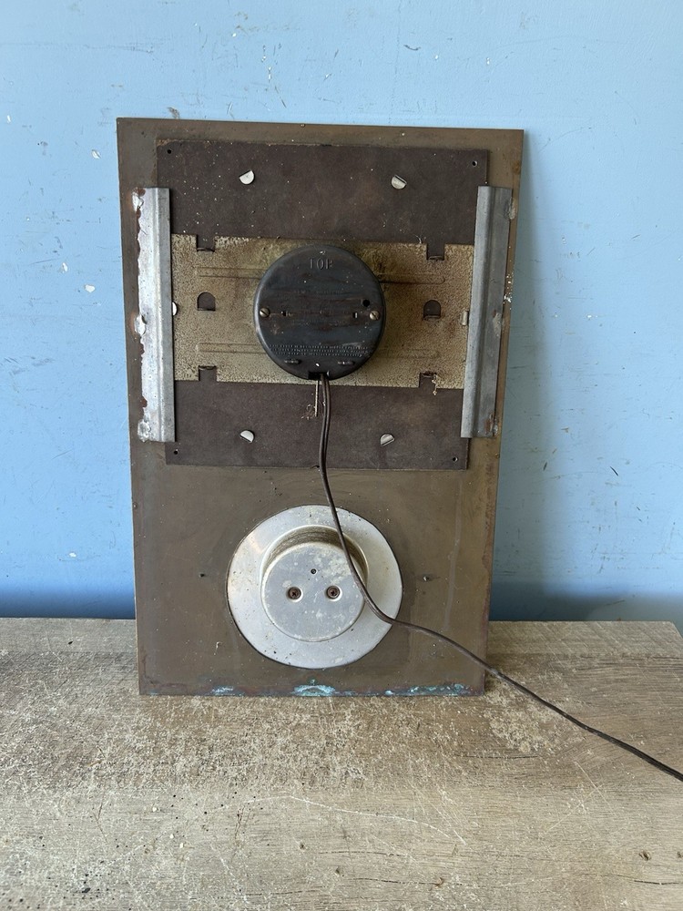 Vintage Ship, Nautical ,Resessed Clock , Barometer
