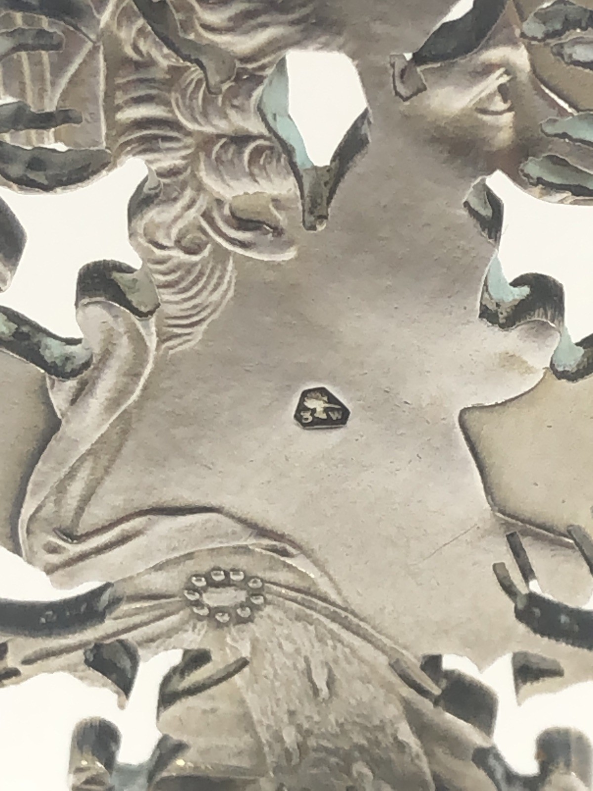 Vintage Austrian 835 Silver Double Headed Eagle Dinner Table Bell 52g