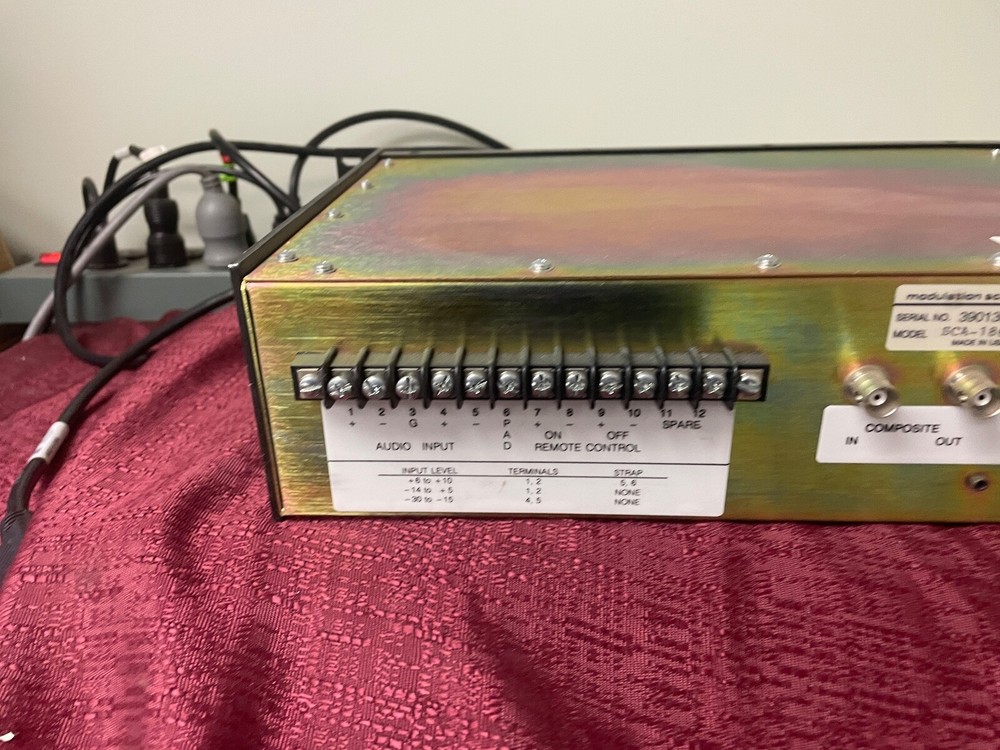 Modulation Sciences Inc. MSI Sidekick Audio Subcarrier Generator SCA-186 @67KHz
