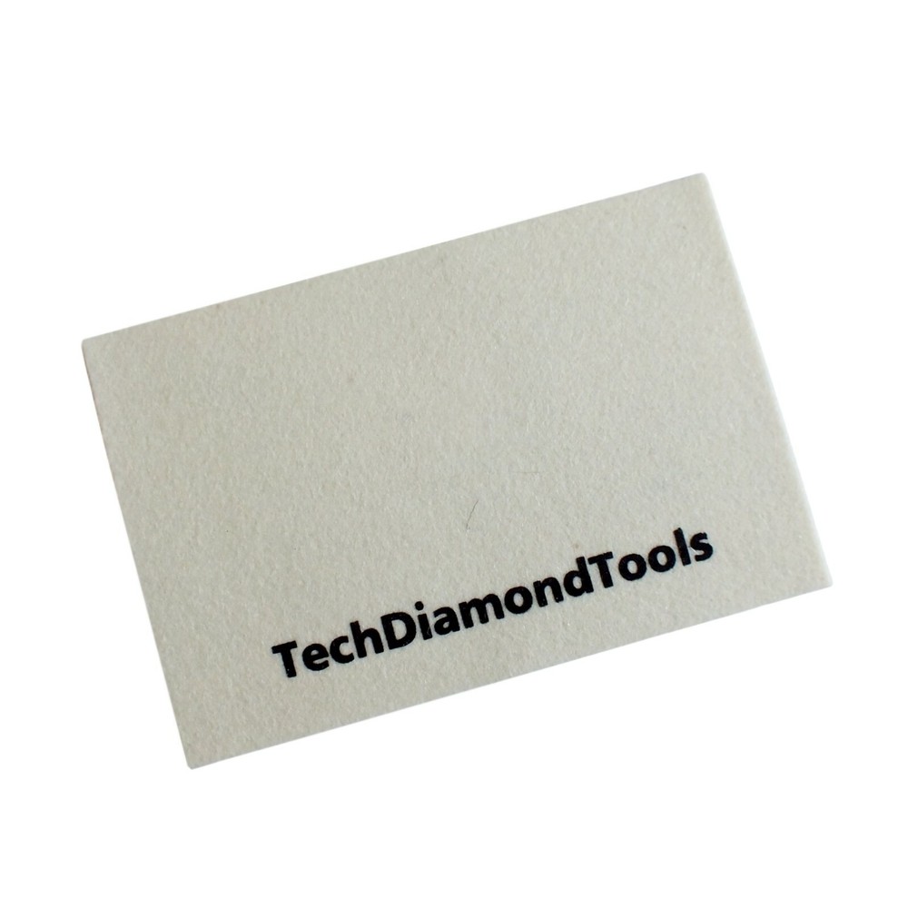 TechDiamonTools Wool Cloth for Buffing or Polishing with Paste/Powder, Black