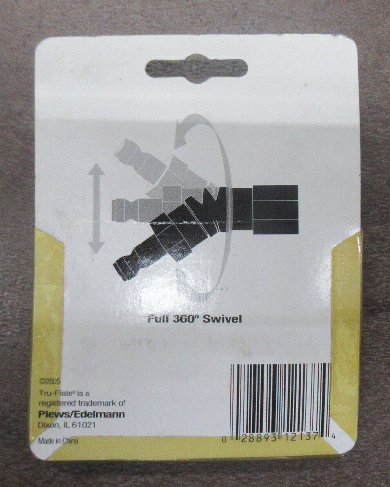 TRU-FLATE 12-137 SWIVEL PLUG