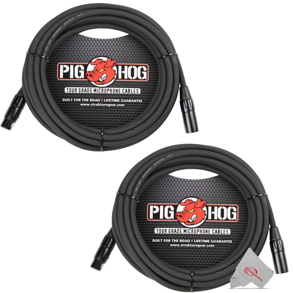 PHM20 20' XLR Cable 2 pack Speaker
