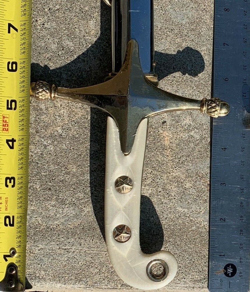 Pre-WW2 USMC Mameluke Replica Plastic Sword Grips (Pair)