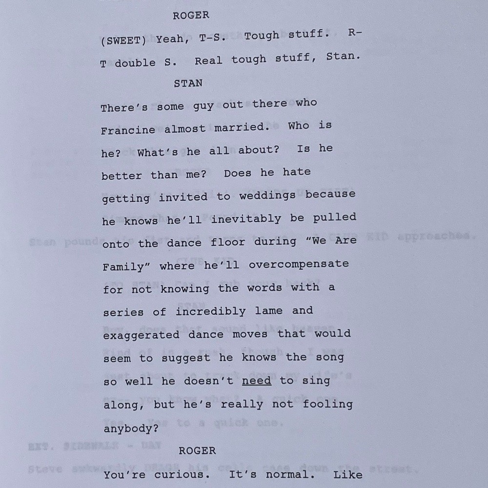 American Dad Rachael Macfarlane Hayley Smith Production Used Table Draft Script