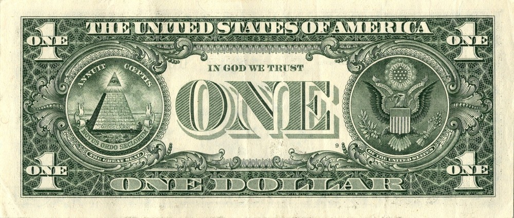 2021 D Star note 1 dollar bill Regular Run