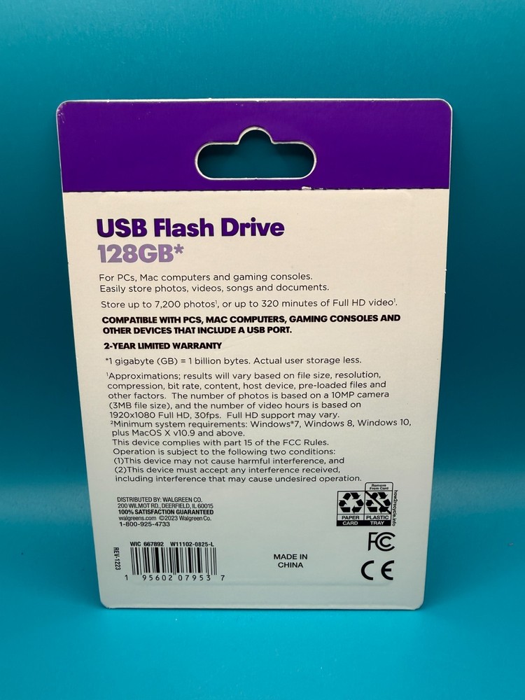 Infinitive 128gb USB Flash Drive NEW