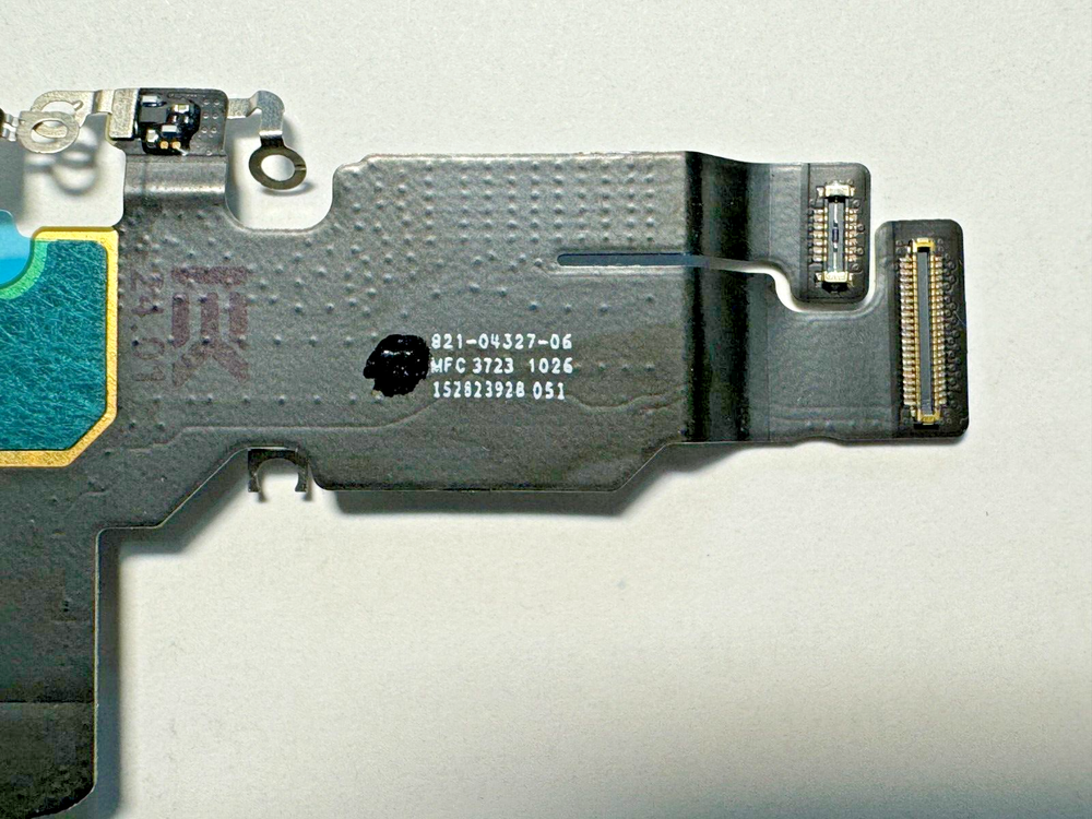 Genuine Original iPhone 15 Charging Port Dock Connector Flex Replacement