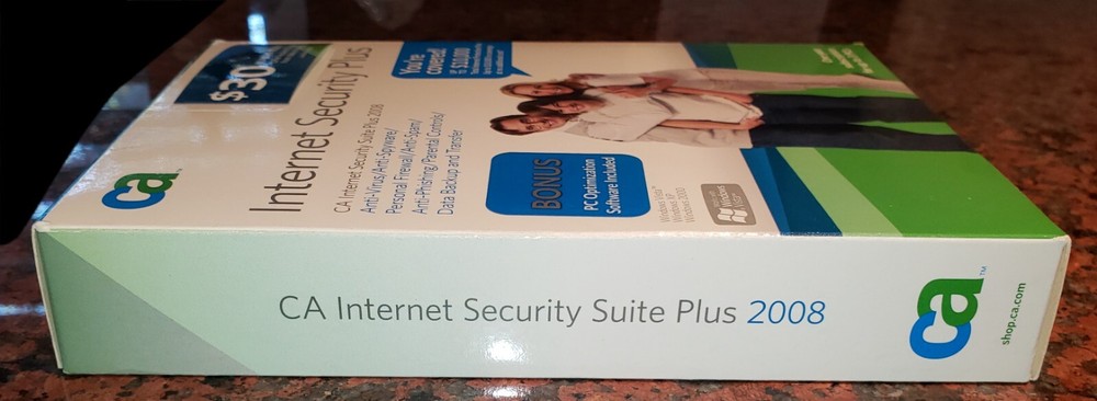 CA Internet Security Suite Plus 2008 CD-ROM NOS Factory-Sealed