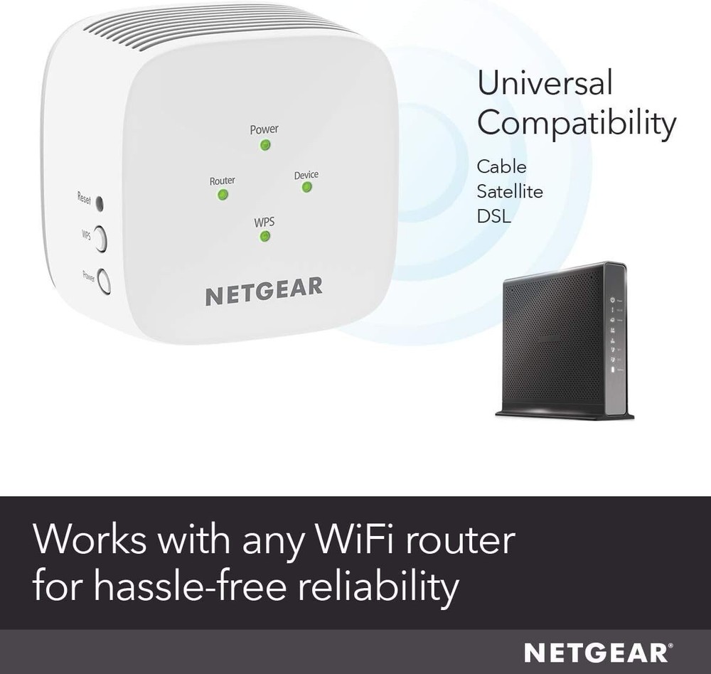 Netgear EX2800 AC750 WiFi Wall Plug Range Extender, New L2
