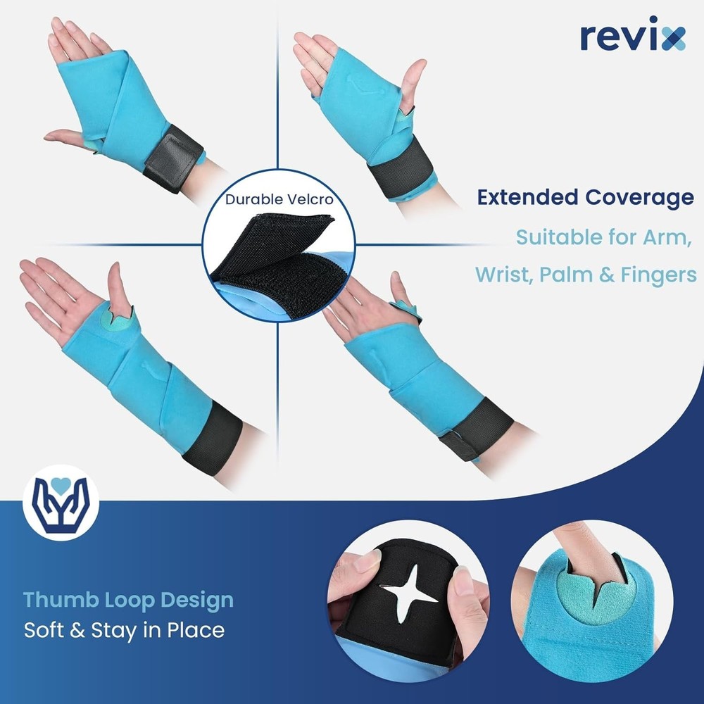 Reusable 24-Inch Wrist Ice Pack with Double Texture - Enhanced Recovery Solution