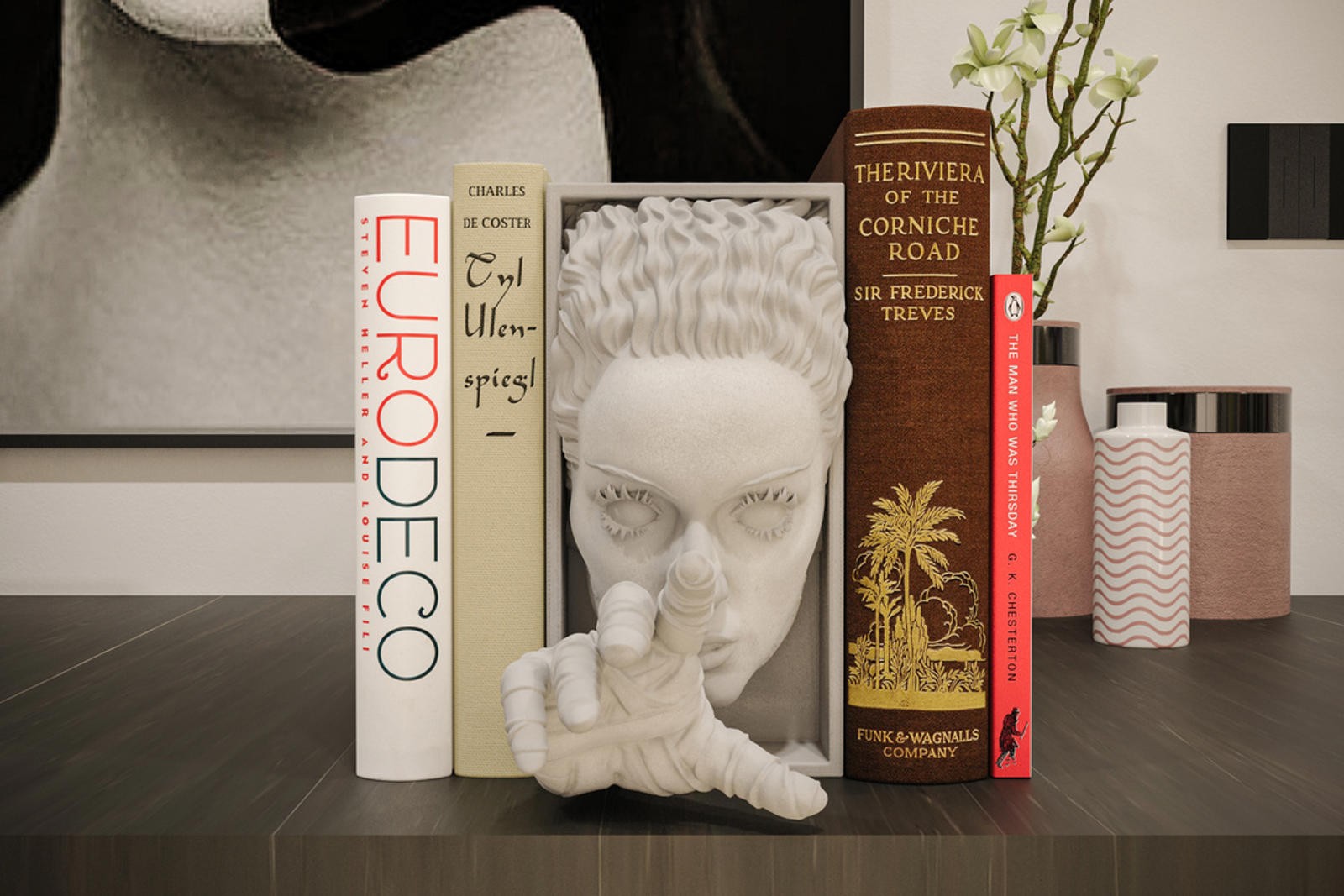 Bride of Frankenstein Book Nook - Classic Horror Bookshelf Diorama