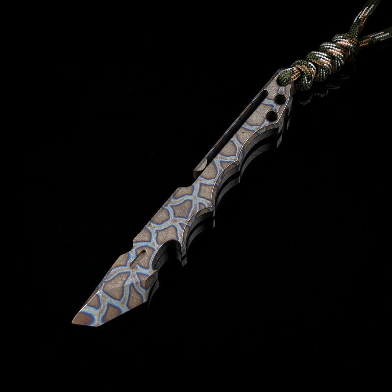 Solid Titanium Tactical Survival Multi Pocket Tool Pry Bar Crowbar Opener EDC