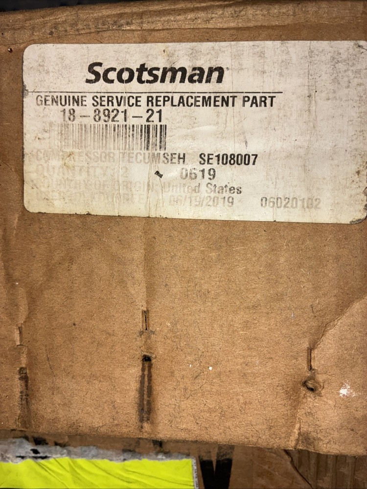 Compressor Scotsman Ice machine