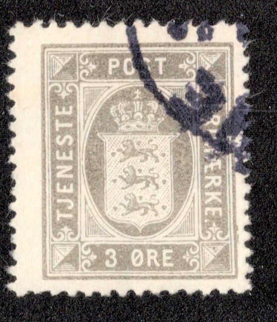 Denmark Scott O17 Used.