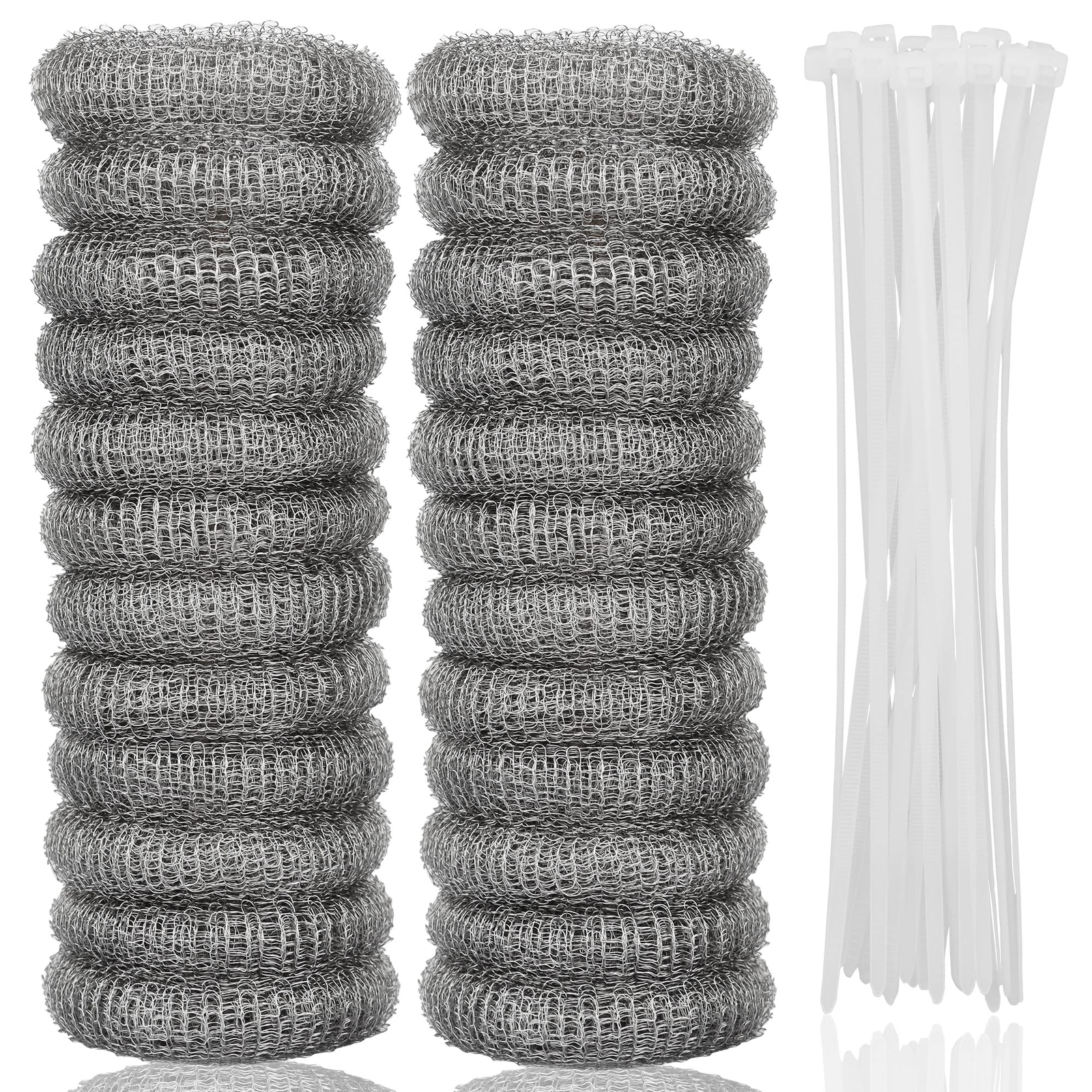 24Pcs Lint Traps Lint Catcher for Washing Machine Stainless Steel USA