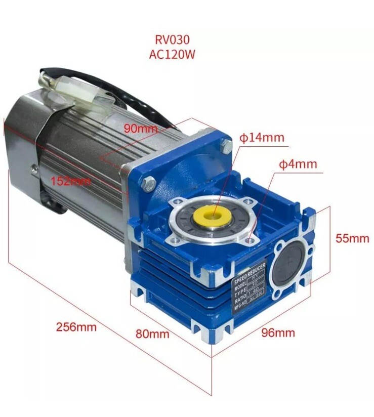 AC Motor 110V Speed Controller Regulator Reversible Module Control Switch 120W