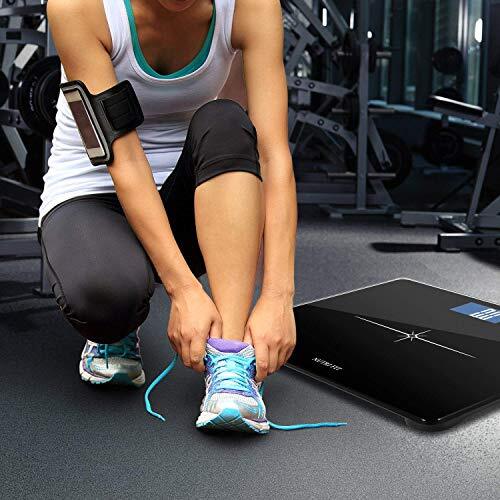 Extra-Wide Digital Bathroom Scale 3 Inch LCD 400lb Capacity Step-on Technology