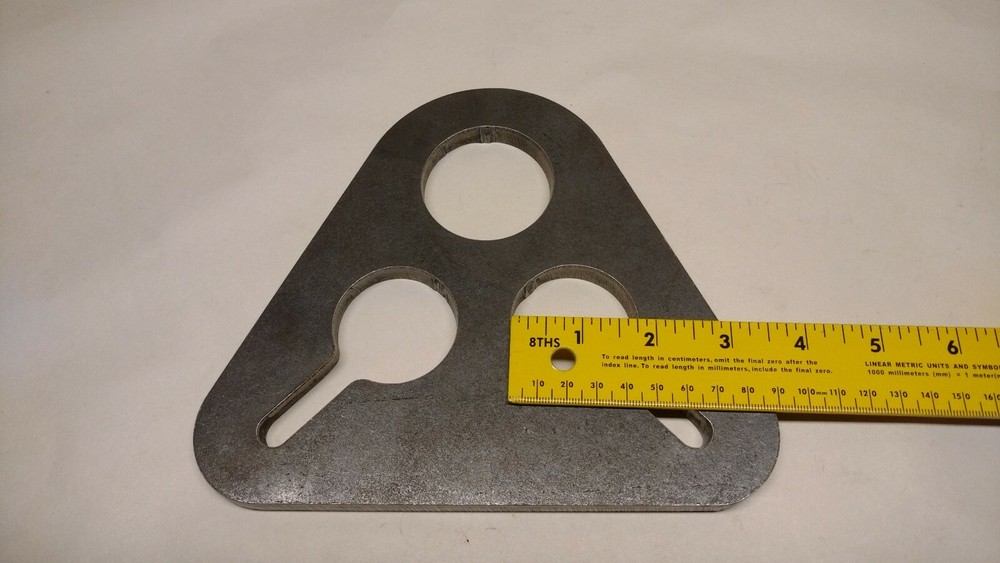 3/8" LOAD LEVELING EYE - D-RING - SHACKLE MOUNT - TRAILER TIE DOWN - PULL EYE