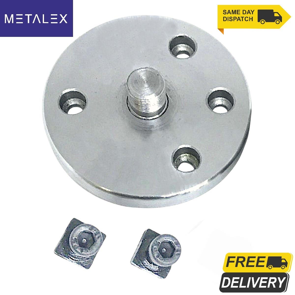 80 mm Rotary Table Backplate For 50 Or 65 mm Self Centering Mini Lathe Chuck