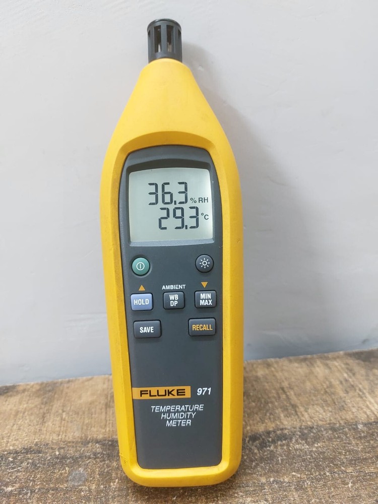 fluke 971 TEMPERATURE & HUMIDITY METER TESTED OK