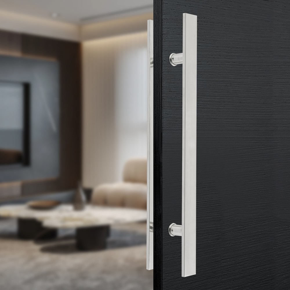 Pull Push Sliding Barn Door Handles Commercial H Shape Pair Door Pull Handle