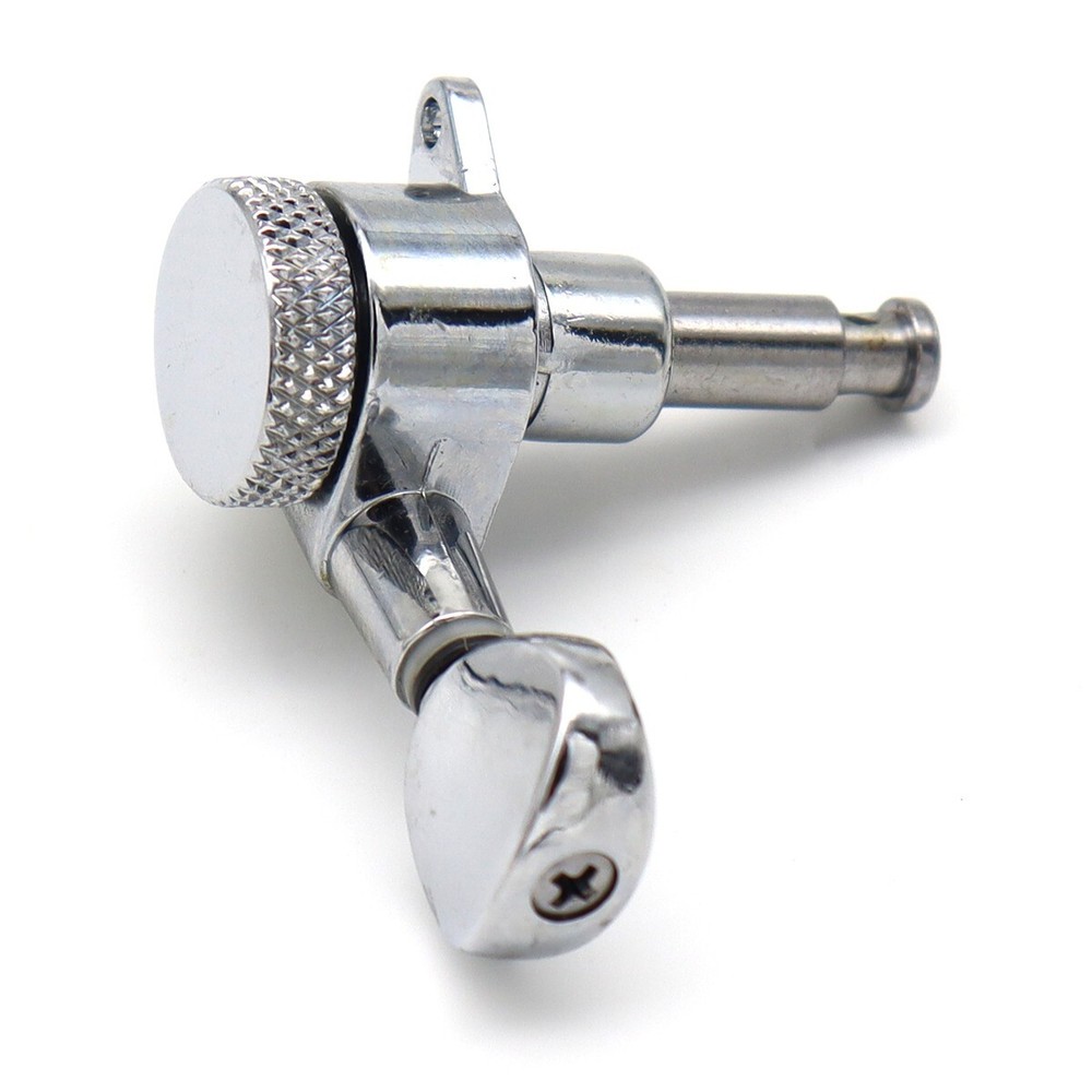 Left 6 Strings Electric Guitar Locking Tuning Pegs Silver Tuners Machine Heads