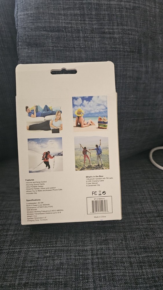 Nutek Waterproof Speaker BT-018MW-6