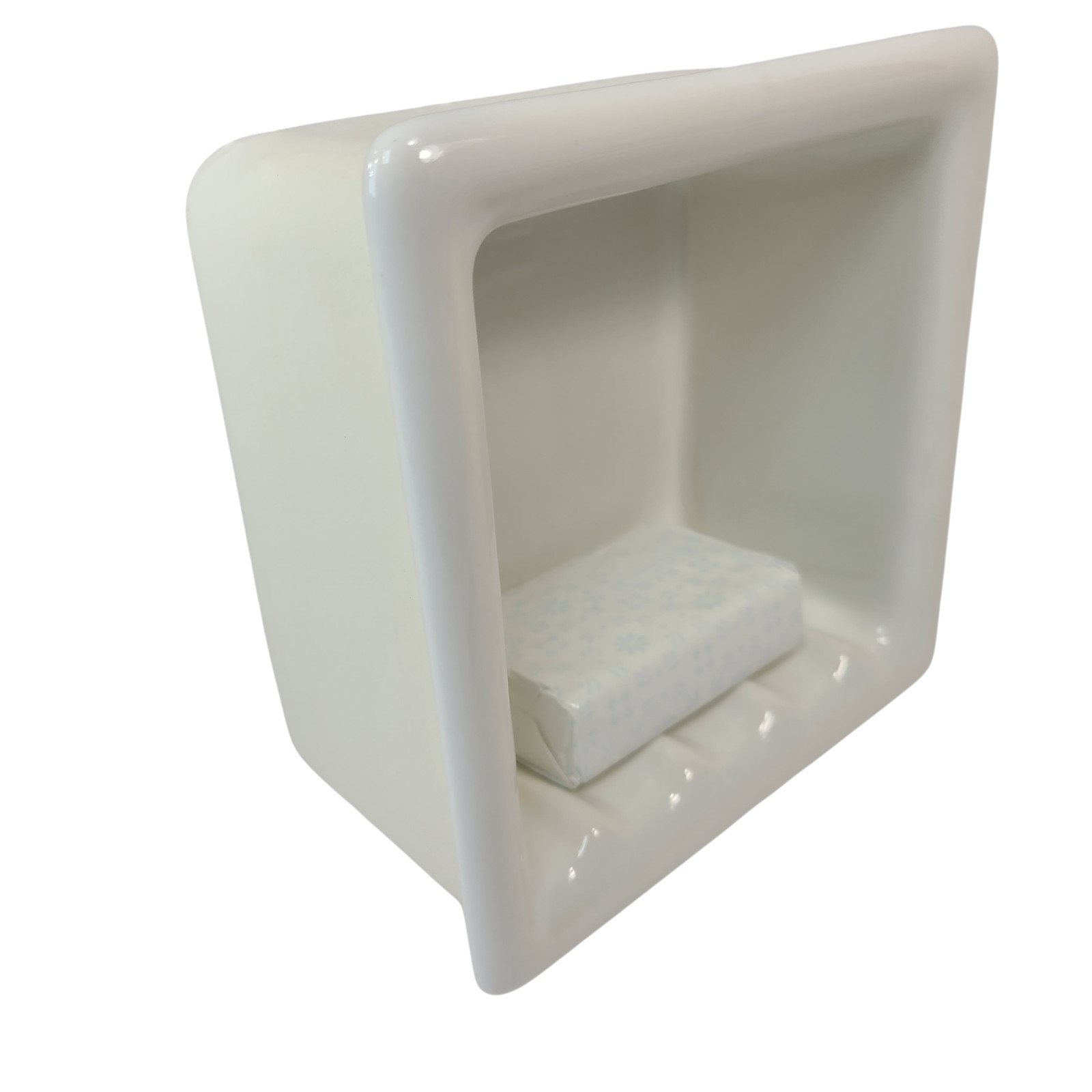 Kohler White Recessed Ceramic Tile Shower Wall Niche Soap Dish Tray Vintage K101