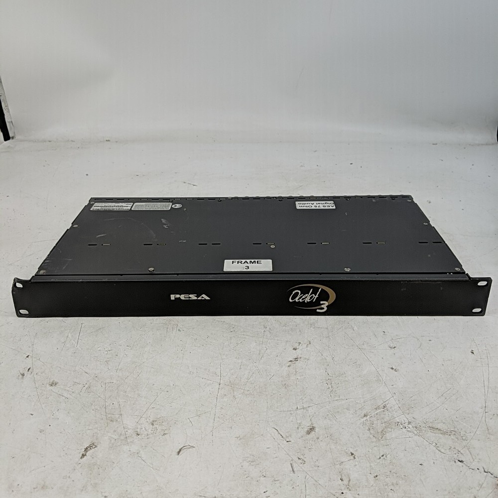 PESA Mainframe Assy Ocelot 3  Analog Video Switch-Untested.