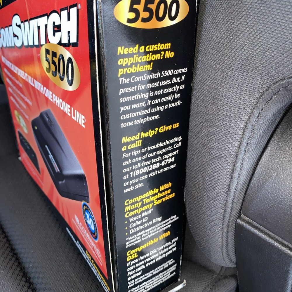 COMMAND COMMUNICATIONS ComSwitch 5500 Phone Line Sharing Device | CS 5500 | USED