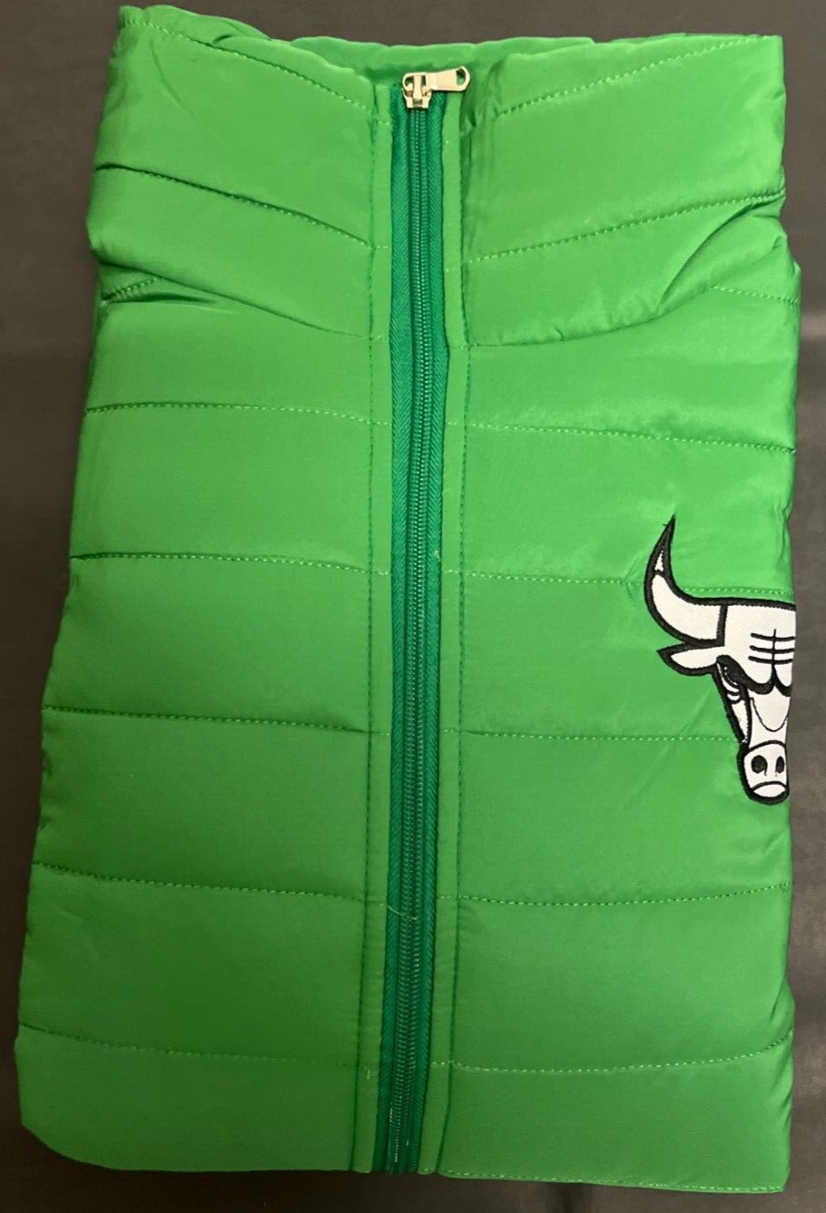 Chicago Bulls - St. Patrick's Day Puffy Jacket*_ * SGA ** 24-25_ ** NEW!!!