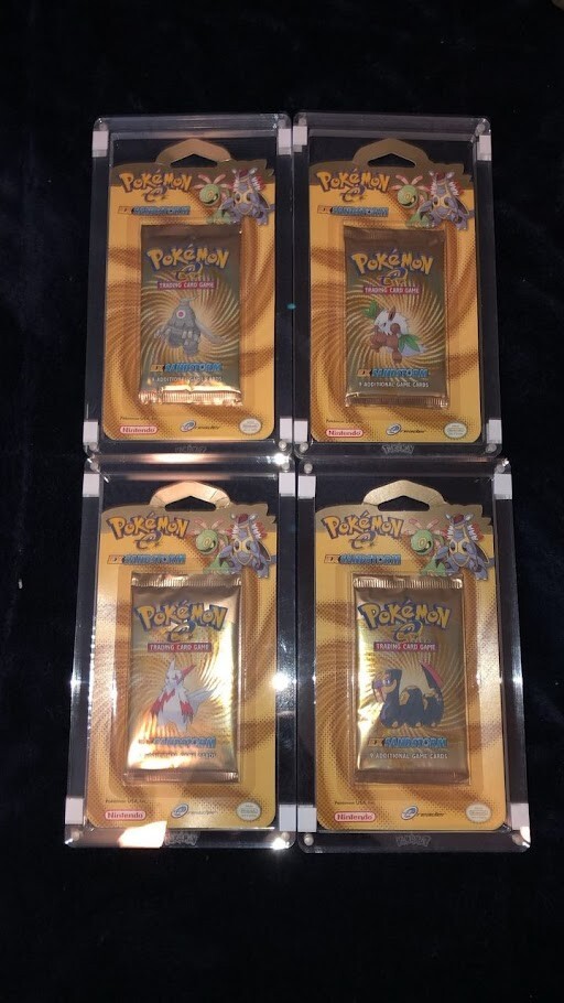 Pokemon Booster BLISTER Pack Acrylic Protective Magnetic display Case With logo