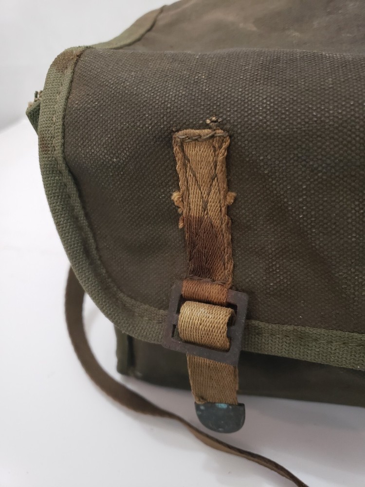 WW2 AAF Type E-2 Bombardiers Case - Canvass Bag with Top Flaps Springfield