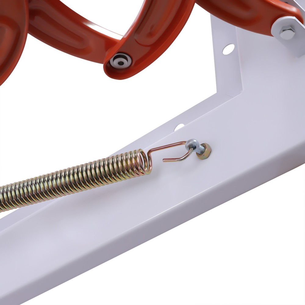 12 Steps Attic Ladder Folding Loft Ladder Wall Mounted Pull Down Attic Stairs