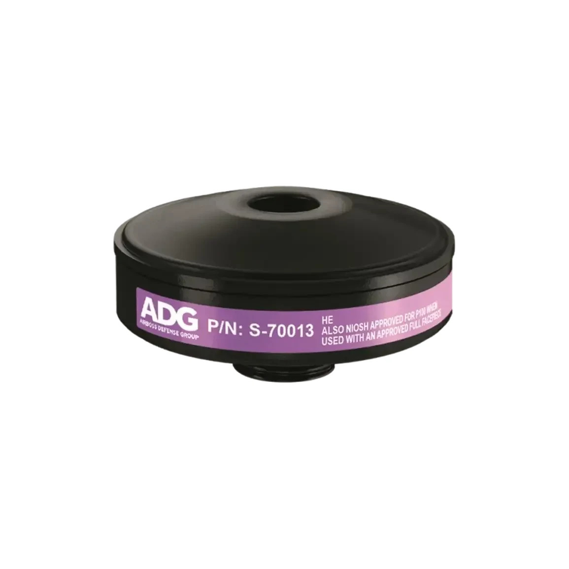 ADG 40mm NIOSH P100 Gas Mask Filter NATO Threaded CBRN Respirator Canister New