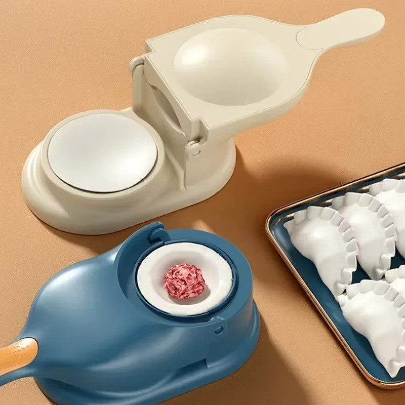 2-in-1 DIY Dumpling Maker & Dough Press Mold with Spoon