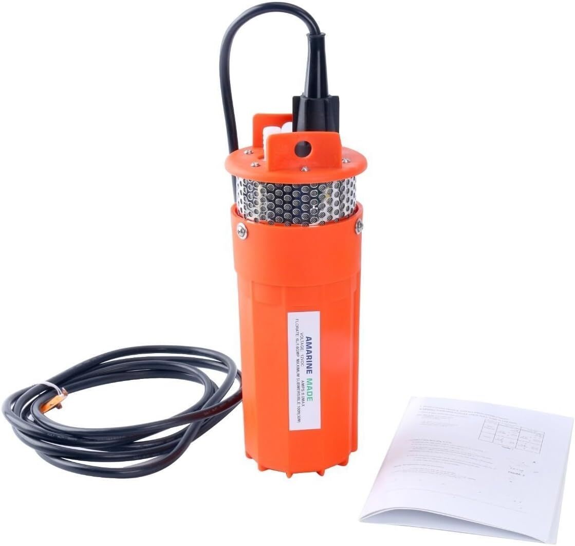 24V DC Solar Deep Well Water Pump Submersible Water Pump Pond Irrigation Farm