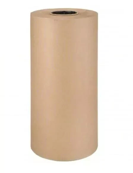 18" x 1200 ft Brown Kraft Paper 30 lb Basis Weight Roll Packaging Shipping