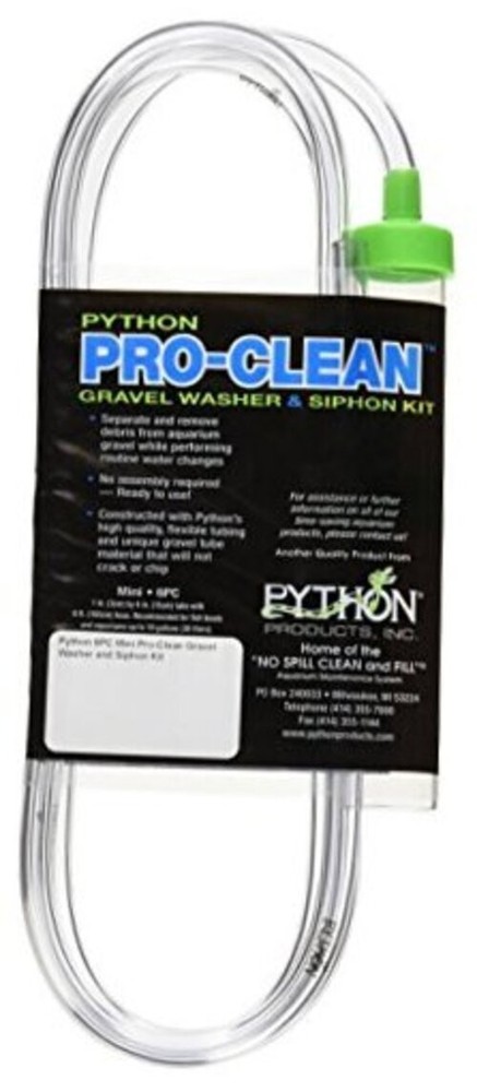 Python Pro Clean-Mini 1" x 6" Tube with 6 ft. Hose