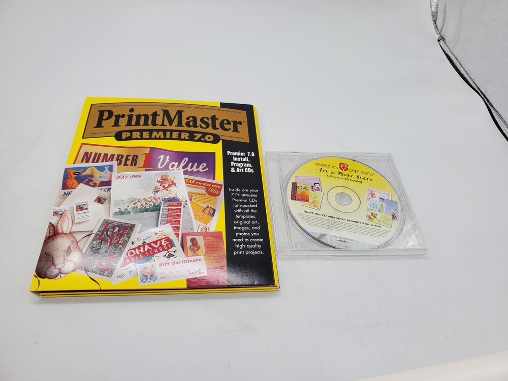 PrintMaster Premier 7.0 (Mindscape) Graphics Desktop Publishing Software
