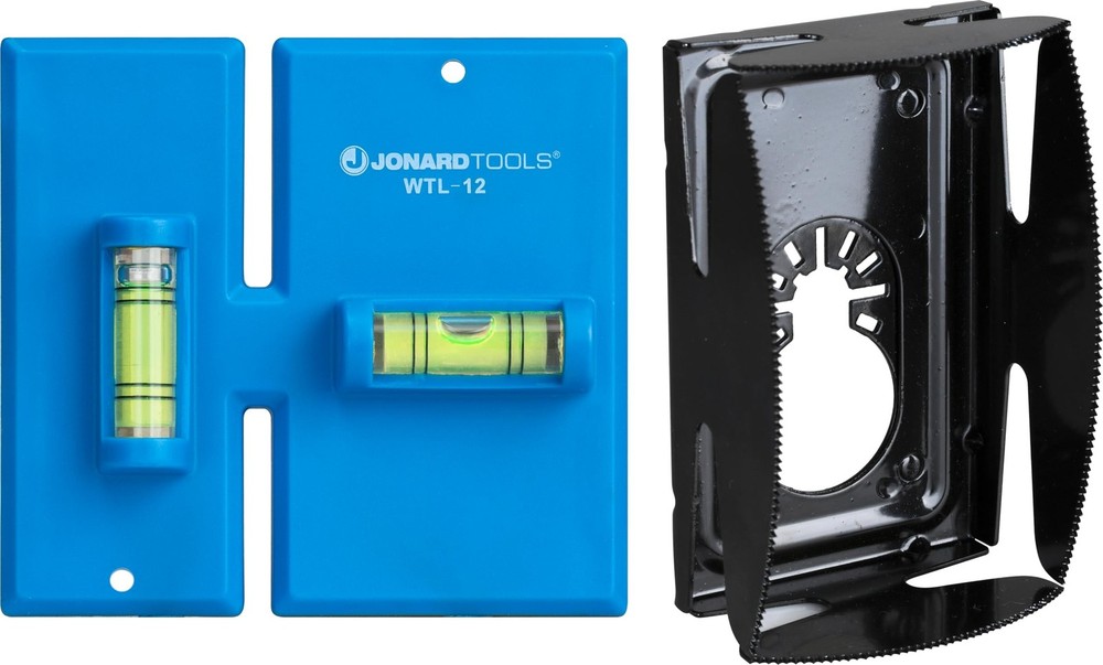 Jonard Tools EBW-412 Electrical Box Cutting Kit, Single Gang with Wall Templa...