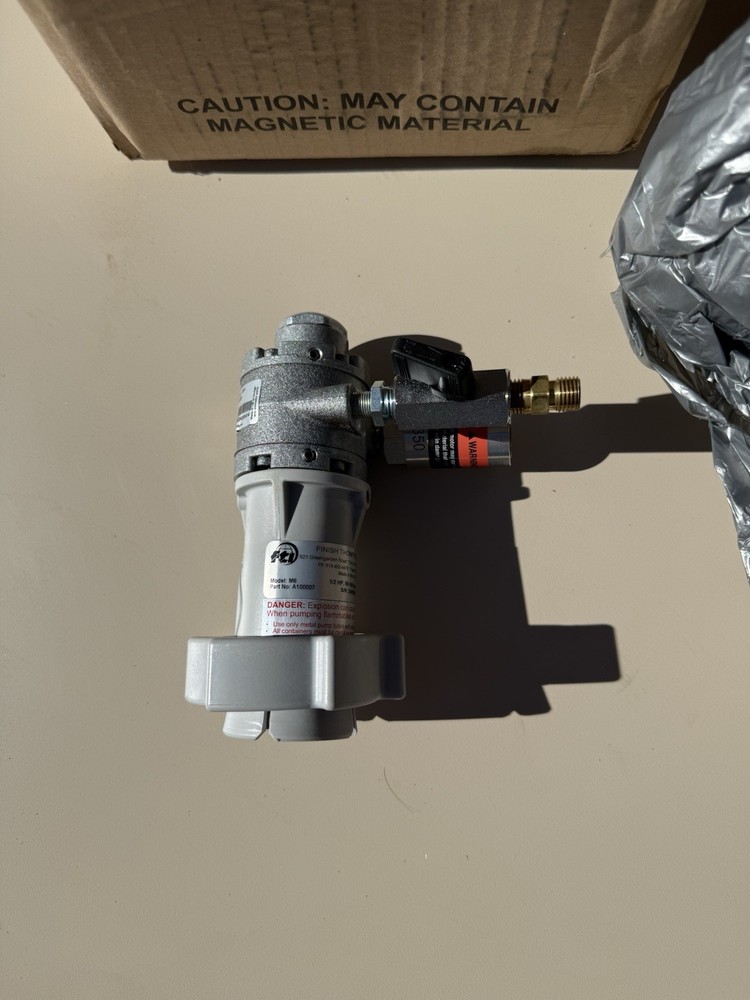 FINISH THOMPSON MODEL M6 A100007 air drum pump motor