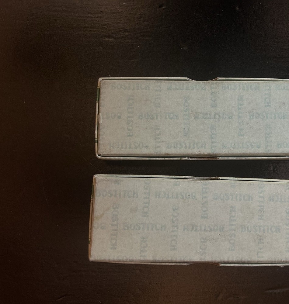 Vintage Bostitch Staples - 2 Full Boxes