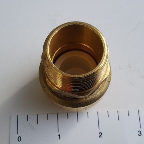 10 PCS. 1" PUSH FIT X 1" MNPT MALE THREADED ADAPTER (LEAD FREE)