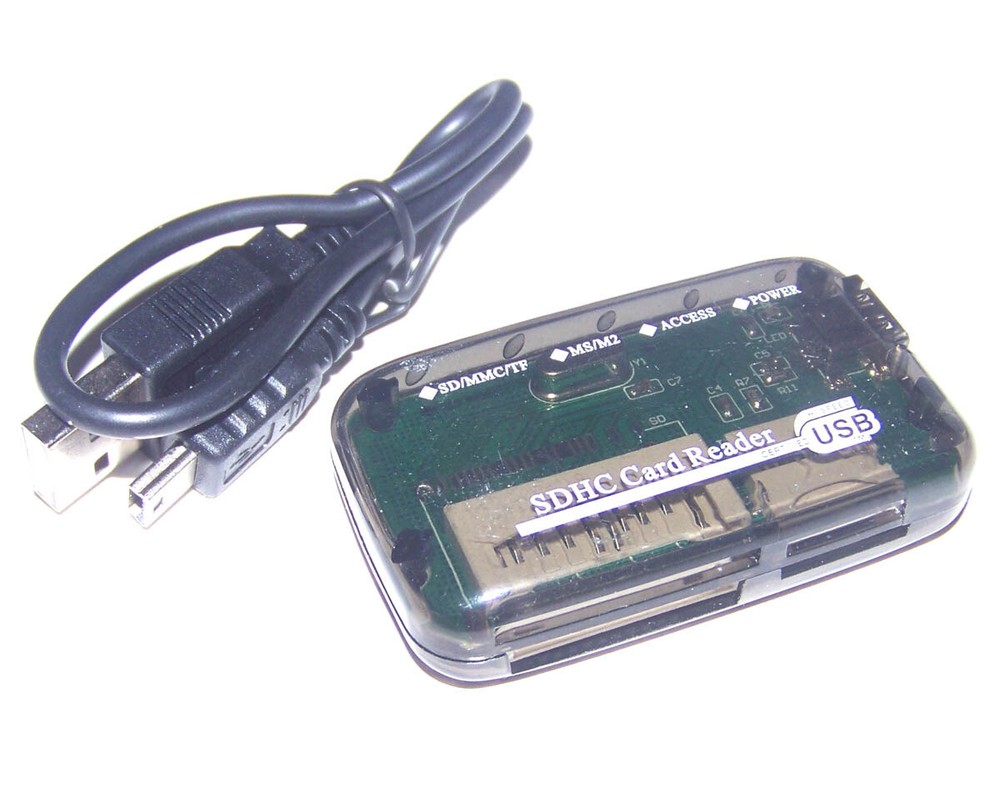 Multimedia Memory Card Reader 26 in 1 Hi Speed USB 2.0