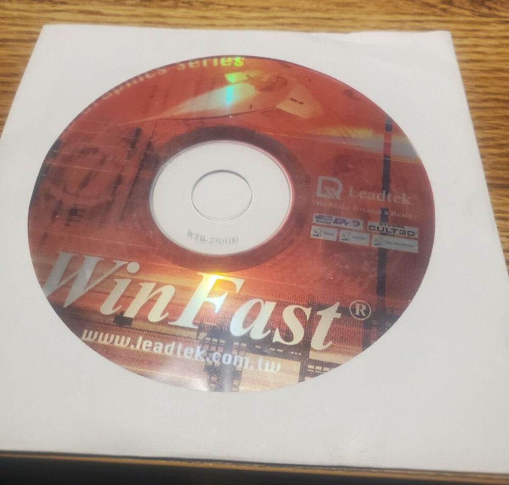WinFast Utility Cd w/SN Ver. 5.7