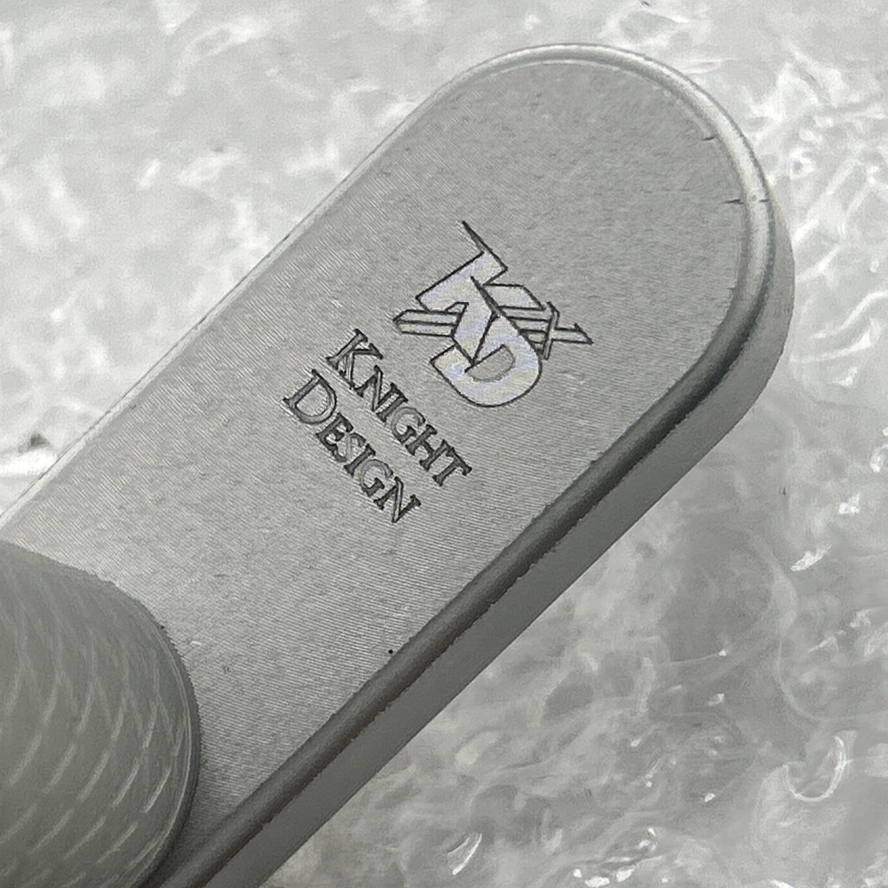 Knight Design 1.5 Eccentric Toe-Peg, Silver KD182243-1113-TOE